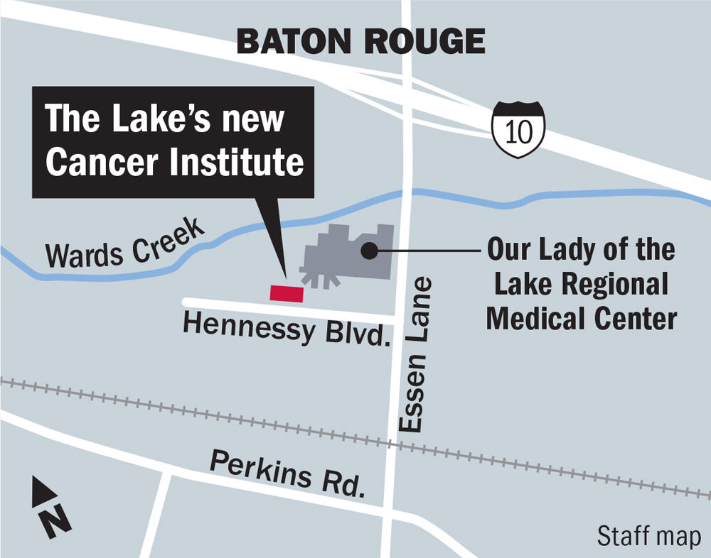 081322 OLOL cancer institute map